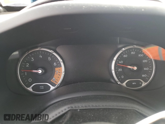 2021 Jeep Renegade Latitude z VIN ZACNJCBB7MPM58036, wystawiony jako Copart lot #56542815 z przebiegiem Nie podano mil oraz Szkoda całkowita • Salvage title. Historia ofert i sprzedaży dostępna na DreamBid. Obrazek 9.