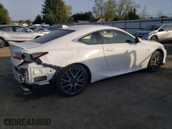 2017 Lexus RC 300 z VIN JTHSM5BCXH5003552, wystawiony jako Copart lot #53443265 z przebiegiem 67 211 mil mil oraz Szkoda całkowita • Salvage title. Historia ofert i sprzedaży dostępna na DreamBid. Obrazek 3.