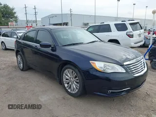 2012 Chrysler 200 Touring with VIN 1C3CCBBB1CN189591, listed as a IAAI auction lot 42150137 with 110,037 mi miles. Bid and sale history available at carsss.com. Image 1.