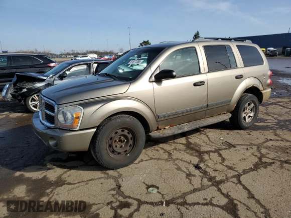 2006 Dodge Durango SLT with VIN 1D4HD48N06F187408, listed as a Copart auction lot 51671385 with 243,019 mi miles and Salvage title. Bid and sale history available at DreamBid. Image 1.