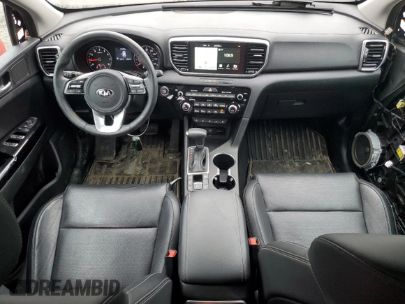 2021 Kia Sportage EX z VIN KNDPNCAC3M7920535, wystawiony jako Copart lot #47572405 z przebiegiem 22 630 mil mil oraz Szkoda całkowita • Salvage title. Historia ofert i sprzedaży dostępna na DreamBid. Obrazek 8.
