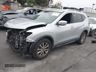 2019 Nissan Rogue SV with VIN KNMAT2MT3KP531635, listed as a IAAI auction lot 42043818 with 147,068 mi miles and . Bid and sale history available at DreamBid. Image 2.