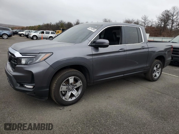 2024 Honda Ridgeline RTL with VIN 5FPYK3F54RB016029, listed as a Copart auction lot 82542864 with 6,745 mi miles and Salvage title. Bid and sale history available at DreamBid. Image 1.