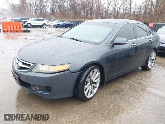 2007 Acura TSX with VIN JH4CL968X7C008880, listed as a IAAI auction lot 41721314 with 257,909 mi miles. Bid and sale history available at carsss.com. Image 2.