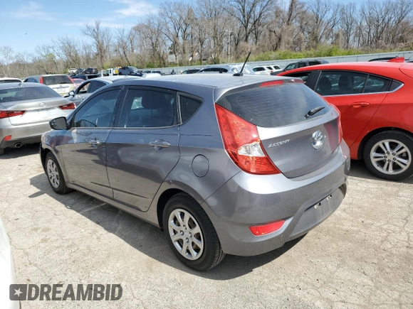 2014 Hyundai Accent GS z VIN KMHCT5AE6EU190507, wystawiony jako Copart lot #47562454 z przebiegiem 29 354 mil mil oraz Szkoda całkowita • Salvage title. Historia ofert i sprzedaży dostępna na DreamBid. Obrazek 2.