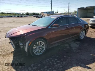 2015 Lincoln MKZ Hybrid with VIN 3LN6L2LUXFR619608, listed as a Copart auction lot 58407575 with 45,710 mi miles and Salvage title. Bid and sale history available at DreamBid. Image 1.