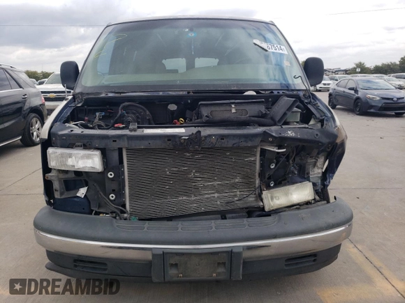 2000 Chevrolet Express Cargo Van w/YF7 with VIN 1GBFG15R5Y1242571, listed as a Copart auction lot 78067514 with 0 mi miles and Clean Title. Bid and sale history available at carsss.com. Image 5.