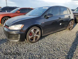 2017 Volkswagen Golf GTI Autobahn with VIN 3VW547AU6HM004872, listed as a Copart auction lot 73892074 with 0 mi miles and Salvage Title. Bid and sale history available at carsss.com. Image 1.