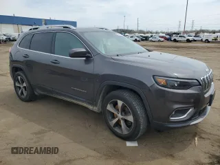 2019 Jeep Cherokee Limited with VIN 1C4PJMDX6KD134940, listed as a Copart auction lot 53674725 with 120,088 mi miles and Salvage title. Bid and sale history available at DreamBid. Image 4.