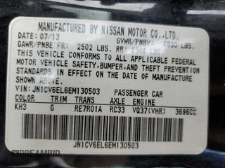2014 Infiniti Q60 с VIN JN1CV6EL6EM130503, выставлен на аукционе Copart как лот 57627845 с пробегом 180 961 миль миль и Списание • Salvage title. История ставок и продаж доступна на DreamBid. Изображение 12.