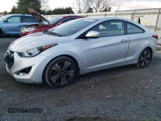 2014 Hyundai Elantra Coupe with VIN KMHDH6AH7EU028634, listed as a Copart auction lot 82925394 with 81,634 mi miles and Clean Title. Bid and sale history available at carsss.com. Image 1.