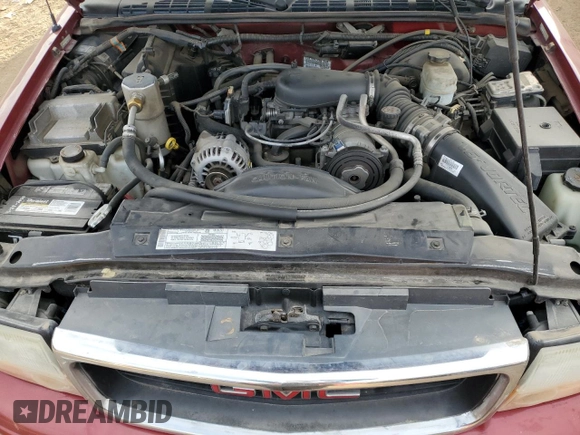 2003 GMC Sonoma SLS with VIN 1GTDT13X43K145574, listed as a Copart auction lot 76300044 with 187,086 mi miles and Salvage Title. Bid and sale history available at DreamBid. Image 11.
