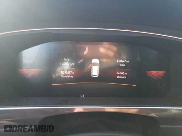 2024 Volkswagen Tiguan SE R-Line Black z VIN 3VVCB7AX2RM075323, wystawiony jako Copart lot #81290414 z przebiegiem 15 867 mil mil oraz Szkoda całkowita • Salvage title. Historia ofert i sprzedaży dostępna na DreamBid. Obrazek 9.