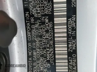 2014 Toyota Prius Two z VIN JTDZN3EU4E3323785, wystawiony jako Copart lot #60753235 z przebiegiem 250 943 mil mil oraz Szkoda całkowita • Salvage title. Historia ofert i sprzedaży dostępna na DreamBid. Obrazek 12.