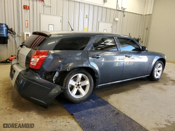 2008 Dodge Magnum with VIN 2D4FV47T68H130460, listed as a Copart auction lot 50077235 with 135,648 mi miles and Clean Title. Bid and sale history available at carsss.com. Image 3.
