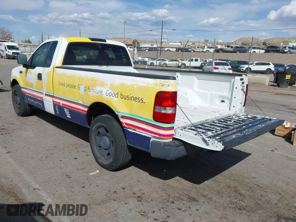 2007 Ford F-150 XL with VIN 1FTRF12W87KC00295, listed as a IAAI auction lot 41894720 with 245,671 mi miles. Bid and sale history available at carsss.com. Image 3.