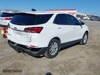 2022 Chevrolet Equinox LS with VIN 3GNAXHEV5NS170333, listed as a IAAI auction lot 41149010 with 55,793 mi miles. Bid and sale history available at carsss.com. Image 4.