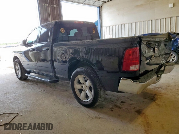 2021 Ram 1500 Tradesman with VIN 1C6RR6FG8MS508223, listed as a Copart auction lot 56572805 with 46,777 mi miles and Salvage title. Bid and sale history available at DreamBid. Image 2.