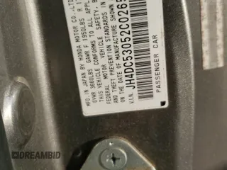 2002 Acura RSX Type S with VIN JH4DC53052C026529, listed as a Copart auction lot 76196964 with 0 mi miles and Salvage Title. Bid and sale history available at carsss.com. Image 13.