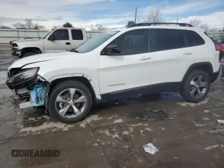 2022 Jeep Cherokee Limited with VIN 1C4PJMDX8ND551870, listed as a Copart auction lot 44544235 with 22,921 mi miles and Salvage Title. Bid and sale history available at DreamBid. Image 1.