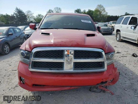 2018 Ram 1500 Night with VIN 1C6RR7MT7JS203829, listed as a Copart auction lot 53654095 with 0 mi miles and Salvage Title. Bid and sale history available at carsss.com. Image 5.