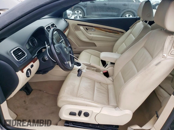2012 Volkswagen Eos Lux with VIN WVWFW7AH7CV006018, listed as a Copart auction lot 53694855 with 78,502 mi miles and Salvage Title. Bid and sale history available at DreamBid. Image 7.