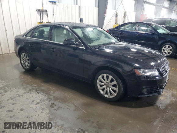 2009 Audi A4 Premium Plus with VIN WAUSF78K39A145608, listed as a Copart auction lot 53444015 with 155,982 mi miles and Salvage title. Bid and sale history available at DreamBid. Image 4.