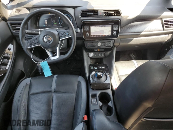 2018 Nissan LEAF S with VIN 1N4AZ1CP3JC312103, listed as a Copart auction lot 53276485 with 44,918 mi miles and Salvage Title. Bid and sale history available at DreamBid. Image 8.