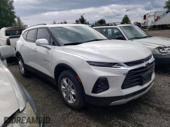 2021 Chevrolet Blazer LT with VIN 3GNKBJR40MS550044, listed as a Copart auction lot 62065623 with 28,703 mi miles and . Bid and sale history available at DreamBid. Image 4.