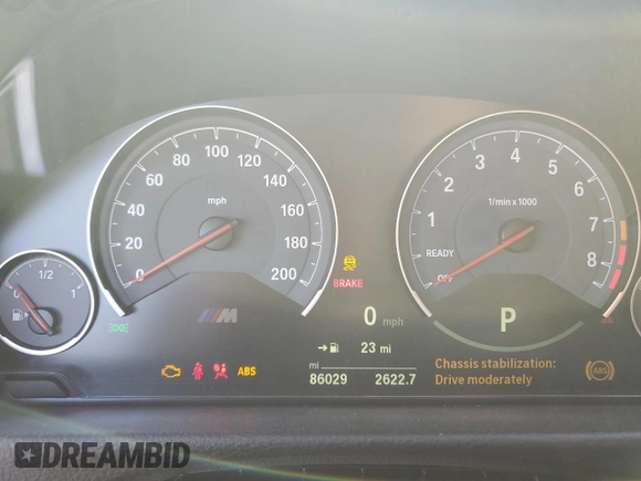 2018 BMW M4 with VIN WBS4Y9C57JAG66687, listed as a Copart auction lot 59283414 with 86,029 mi miles and Salvage Title. Bid and sale history available at carsss.com. Image 9.