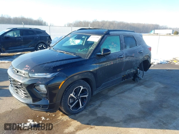 2023 Chevrolet TrailBlazer RS with VIN KL79MTSL4PB126703, listed as a IAAI auction lot 41317288 with 40,435 mi miles and . Bid and sale history available at DreamBid. Image 2.