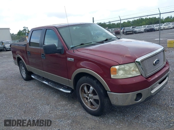 2006 Ford F-150 XLT with VIN 1FTPW12516KC18232, listed as a IAAI auction lot 42313421 with 168,752 mi miles and . Bid and sale history available at DreamBid. Image 1.