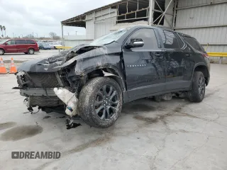 2019 Chevrolet Traverse RS with VIN 1GNERJKX9KJ176450, listed as a Copart auction lot 47704115 with 0 mi miles and Salvage Title. Bid and sale history available at carsss.com. Image 1.