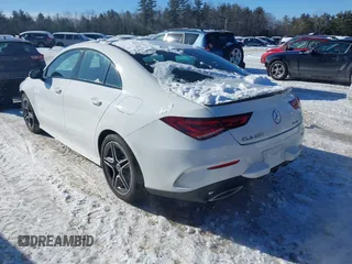 2020 Mercedes-Benz CLA with VIN W1K5J4HB0LN120300, listed as a IAAI auction lot 41513024 with 114,682 mi miles. Bid and sale history available at carsss.com. Image 3.