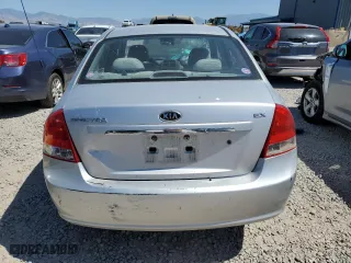 2009 Kia Spectra EX with VIN KNAFE222595663938, listed as a Copart auction lot 69422764 with 251,066 mi miles and Salvage Title. Bid and sale history available at carsss.com. Image 6.