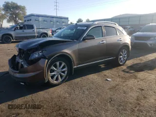 2007 Infiniti FX with VIN JNRBS08W47X400544, listed as a Copart auction lot 73293444 with Not Provided miles and Salvage Title. Bid and sale history available at carsss.com. Image 1.