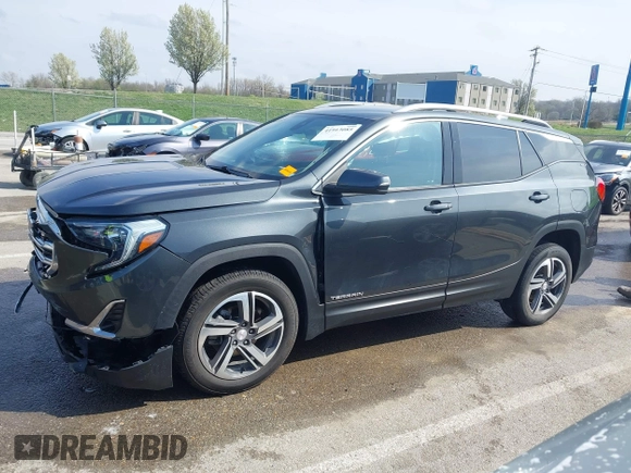 2019 GMC Terrain SLT with VIN 3GKALPEV5KL164461, listed as a IAAI auction lot 41913085 with 108,532 mi miles. Bid and sale history available at carsss.com. Image 14.