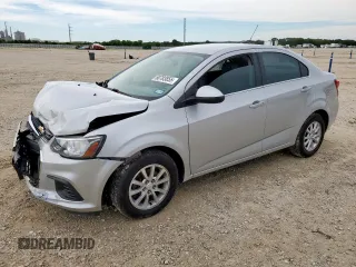 2018 Chevrolet Sonic LT with VIN 1G1JD5SHXJ4118102, listed as a Copart auction lot 60783855 with 63,607 mi miles and Salvage title. Bid and sale history available at DreamBid. Image 1.