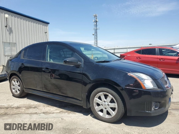 2010 Nissan Sentra SR with VIN 3N1AB6AP8AL632653, listed as a Copart auction lot 62944355 with 215,984 mi miles and Salvage title. Bid and sale history available at DreamBid. Image 4.