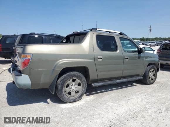2007 Honda Ridgeline RTL with VIN 2HJYK16557H504342, listed as a Copart auction lot 59057645 with 208,705 mi miles and Salvage title. Bid and sale history available at DreamBid. Image 3.
