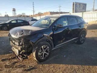 2024 Kia Sportage EX with VIN 5XYK3CDF7RG163087, listed as a Copart auction lot 86210634 with 841 mi miles and Salvage Title. Bid and sale history available at carsss.com. Image 1.
