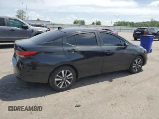 2022 Nissan Versa SV with VIN 3N1CN8EV4NL827255, listed as a Copart auction lot 53330135 with 49,597 mi miles and Salvage title. Bid and sale history available at DreamBid. Image 3.