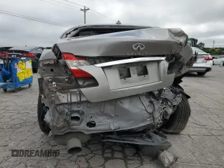 2013 Infiniti M with VIN JN1BY1AR2DM601965, listed as a Copart auction lot 62014215 with 134,047 mi miles and Salvage title. Bid and sale history available at DreamBid. Image 6.