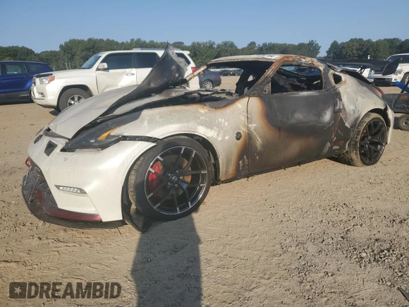 2017 Nissan 370Z Touring with VIN JN1AZ4EH6HM953643, listed as a Copart auction lot 75202164 with 0 mi miles and Salvage Title. Bid and sale history available at carsss.com. Image 1.