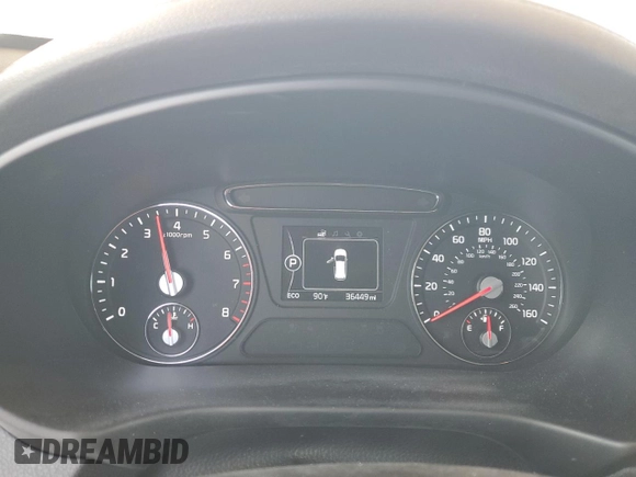2017 Kia Sorento EX with VIN 5XYPH4A10HG257462, listed as a Copart auction lot 58009615 with 36,449 mi miles and Salvage title. Bid and sale history available at DreamBid. Image 9.