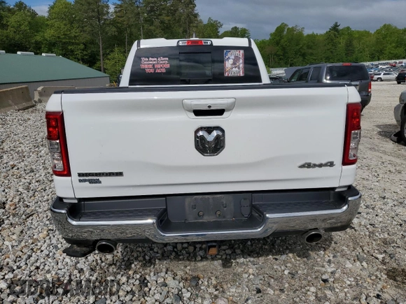 2021 Ram 1500 Big Horn z VIN 1C6SRFBT9MN758587, wystawiony jako Copart lot #56278755 z przebiegiem 56 963 mil mil oraz Szkoda całkowita • Salvage title. Historia ofert i sprzedaży dostępna na DreamBid. Obrazek 6.