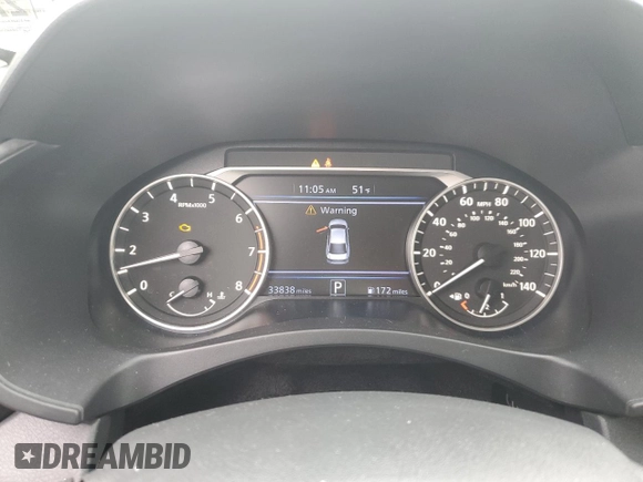 2022 Nissan Altima SV z VIN 1N4BL4DW6NN309784, wystawiony jako Copart lot #57659745 z przebiegiem 33 838 mil mil oraz Szkoda całkowita • Salvage title. Historia ofert i sprzedaży dostępna na DreamBid. Obrazek 9.