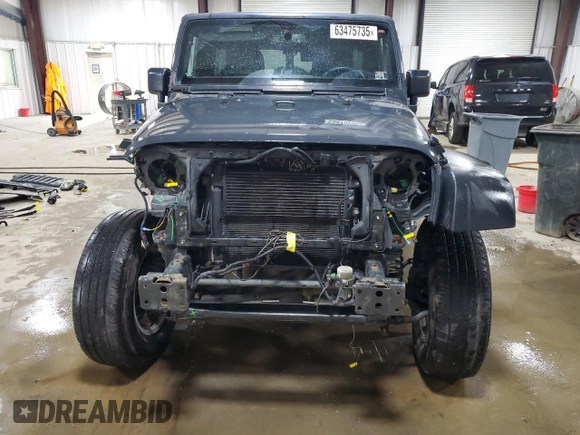 2017 Jeep Wrangler Unlimited Sport with VIN 1C4BJWDG1HL551371, listed as a Copart auction lot 63475735 with 86,347 mi miles and Salvage title. Bid and sale history available at DreamBid. Image 5.