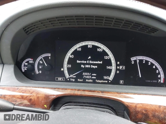 2013 Mercedes-Benz S 550 with VIN WDDNG9EB8DA527614, listed as a IAAI auction lot 42592337 with 71,423 mi miles and . Bid and sale history available at DreamBid. Image 7.