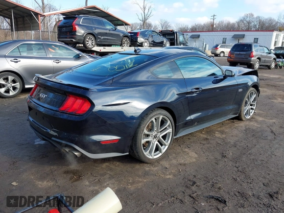 2021 Ford Mustang GT with VIN 1FA6P8CF0M5133019, listed as a IAAI auction lot 41534938 with 65,526 mi miles and . Bid and sale history available at carsss.com. Image 4.